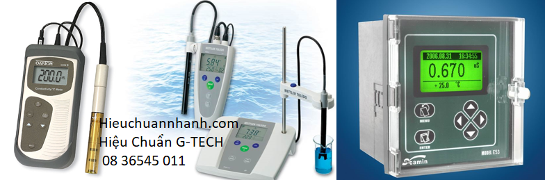 Hiệu chuẩn thiết bị đo độ dẫn điện- Hiệu chuẩn nhanh G-TECH