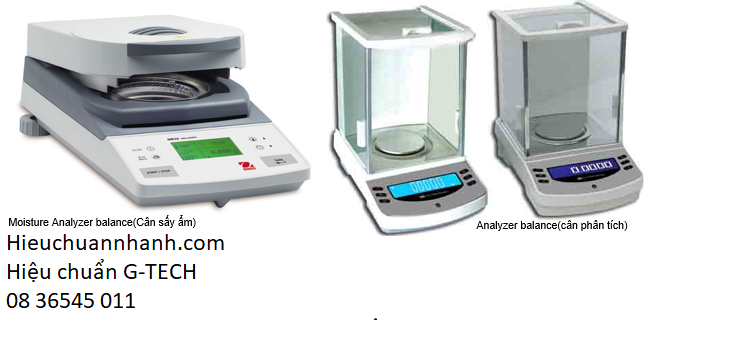 Hiệu chuẩn cân sấy ẩm/ Moisture  Analyzer. Dịch vụ nhanh, giá rẻ