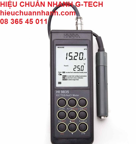 Hiệu chuẩn máy đo Chất rắn hòa tan TDS- Hiệu chuẩn nhanh G-TECH
