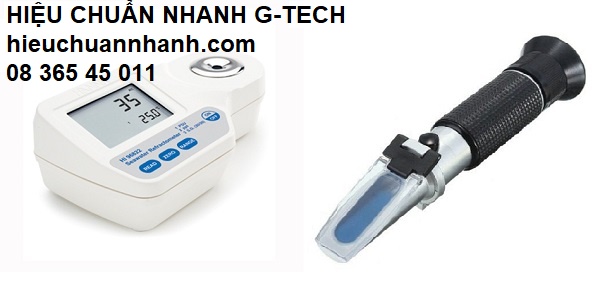 Hiệu chuẩn máy đo độ mặn- Hiệu chuẩn nhanh G-TECH