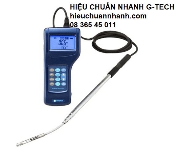 Hiệu chuẩn Máy đo tốc độ gió, lưu lượng, nhiệt độ, độ ẩm, áp suất Hãng KANOMAX