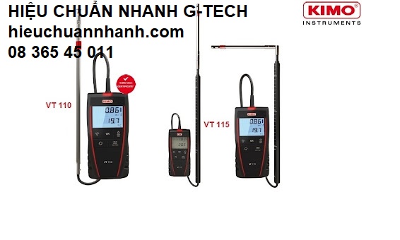 Hiệu chuẩn Máy đo tốc độ gió, lưu lượng, nhiệt độ, độ ẩm, áp suất Hãng KIMO
