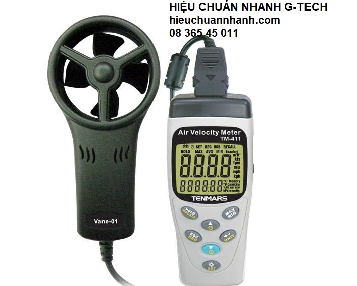 Hiệu chuẩn Máy đo tốc độ gió, lưu lượng, nhiệt độ, độ ẩm, áp suất Hãng TENMARS