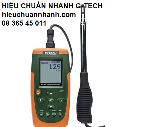 Hiệu chuẩn Máy đo tốc độ, lưu lượng gió, nhiệt độ, độ ẩm, điểm sương Hãng EXTECH