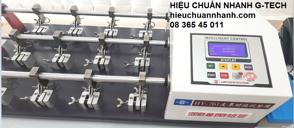 Hiệu chuẩn máy thử kéo thử nghiệm da giày/ leather and synth flex test hy-761