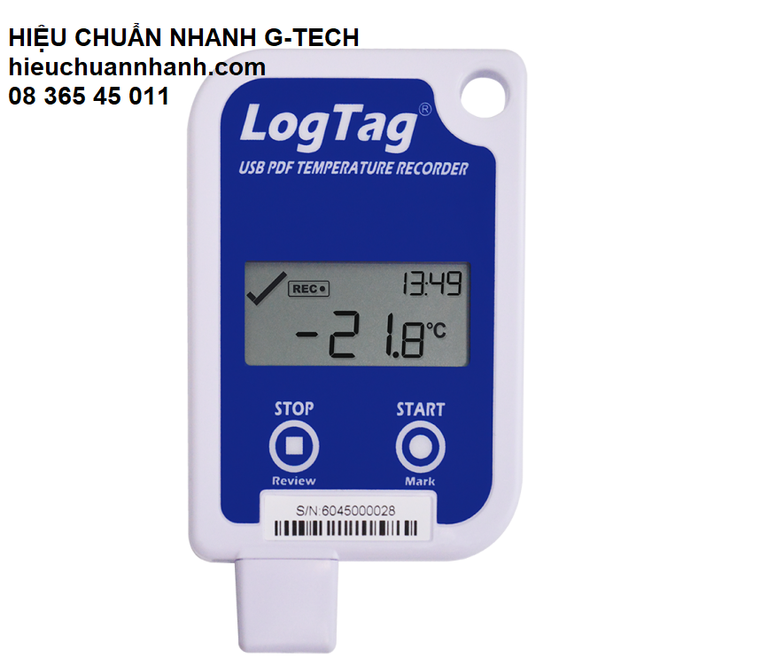 Hiệu chuẩn nhiệt kế tự ghi nhiệt độ LogTag. Dịch vụ nhanh, giá rẻ