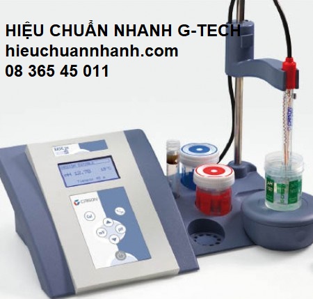 Hiệu chuẩn pH Meter CRISON BASIC 20+ Hiệu chuẩn nhanh