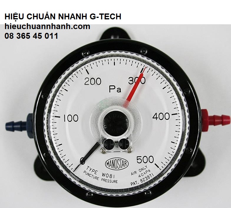 Hiệu chuẩn TB đo áp suất chênh lệch MANOSTAR Dòng WO81FS/ Differential Pressure Gauge