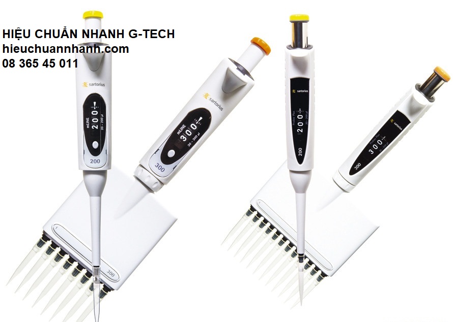 Hiệu chuẩn pipet- Micropipette đơn kênh, đa kênh hãng SARTORIUS/ Dịch vụ hiệu chuẩn nhanh