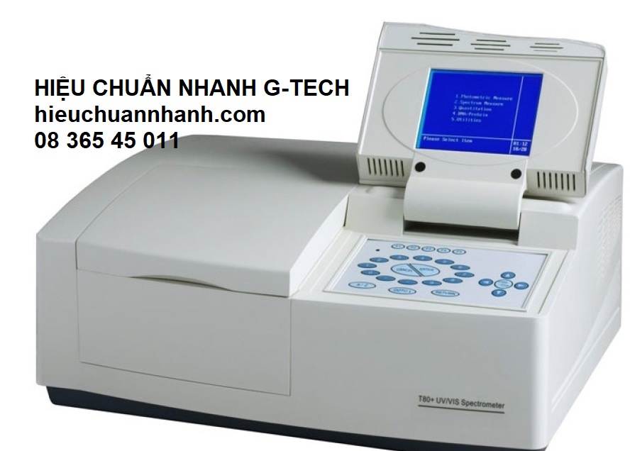 Hiệu chuẩn máy quang phổ tử ngoại khả biến UV-VIS