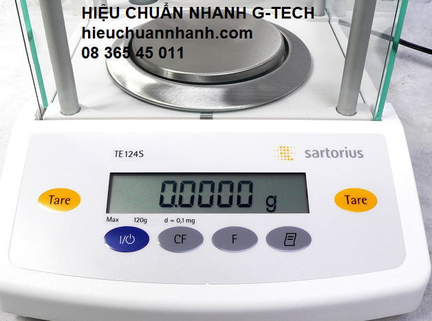 Hướng dẫn hiệu chuẩn cân satorius 2 số lẻ
