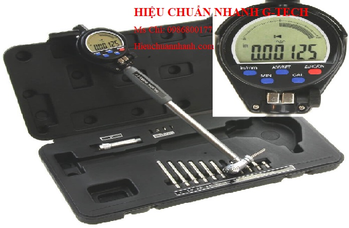  Hiệu chuẩn đồng hồ đo lỗ dạng điện tử Mitutoyo 511-501 (45-100mm/ 0.001mm.Hiệu chuẩn nhanh G-tech)