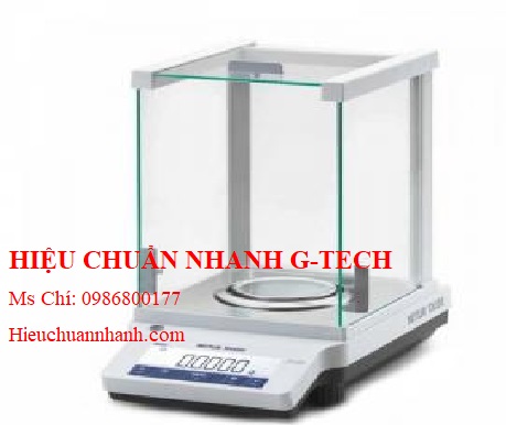 Hiệu chuẩn cân phân tích 3 số lẻ ( 210g x 0.001g) Practum 213-1S, Sartorius.Hiệu chuẩn nhanh G-tech