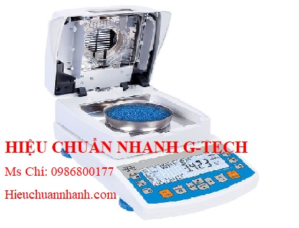 Hiệu chuẩn cân sấy ẩm 210 x 0.001g MA 210.X2.A MRC.Hiệu chuẩn nhanh G-tech