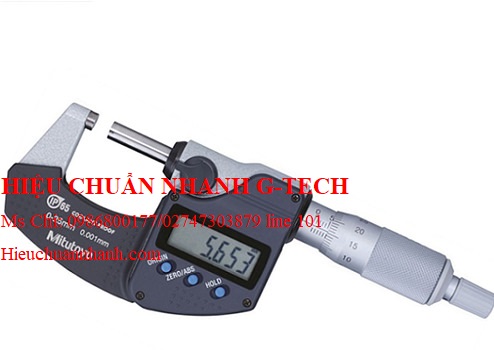 Hiệu chuẩn panme đo ngoài điện tử chống nước Mitutoyo 293-238-30 (0-25mm/0.001mm).Hiệu chuẩn nhanh G-tech