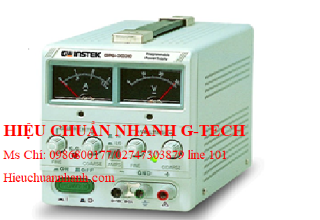 Hiệu chuẩn nguồn một chiều TTI EL303R (30V, 3A, 90W).Hiệu chuẩn nhanh G-tech
