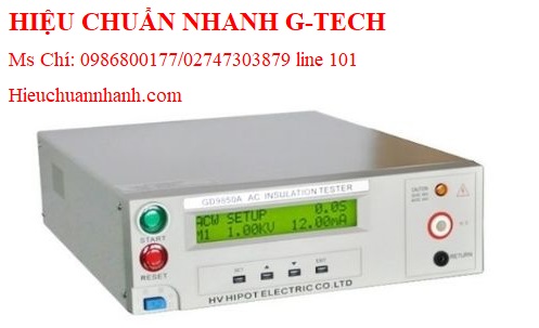 Hiệu chuẩn thiết bị đo điện áp chịu đựng AC/DC HV HIPOT GD2673 (0~2.5KV/5KV).Hiệu chuẩn nhanh G-tech