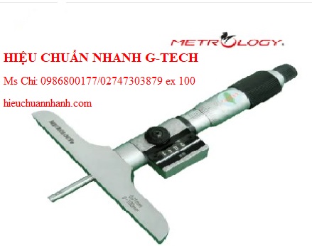 Phân Phối Panme Đo Sâu Cơ Khí (Chữ Số Cơ Học) 0-25mm, Model: DM-9007D Kèm Hiệu Chuẩn 