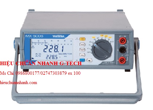 Phân Phối Đồng Hồ Vạn Năng Để Bàn, Model: MTX 5006 Kèm Hiệu Chuẩn