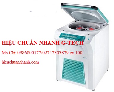 Hiệu chuẩn máy li tâm sàn đứng Hettich ROTIXA 500 RS (4 x 1000 ml, 10000 rpm, tùy chỉnh nhiệt độ). Hiệu chuẩn nhanh G-tech