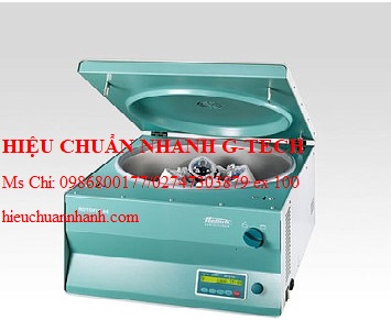 Hiệu chuẩn máy li tâm gia nhiệt để bàn Hettich ROTOFIX 46H (4 x 100 ml, 2000 vòng/ phút, 90 °C). Hiệu chuẩn nhanh G-tech