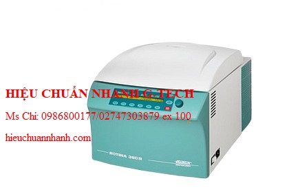 Hiệu chuẩn máy li tâm lạnh Hettich ROTINA 380R (4x290 ml, 15000 vòng/phút). Hiệu chuẩn nhanh G-tech