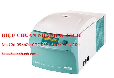  Hiệu chuẩn máy li tâm lạnh Hettich MIKRO 220R (60x1,5/2 m, 18000 vòng/ phút). Hiệu chuẩn nhanh G-tech