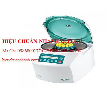 Hiệu chuẩn máy li tâm nhỏ Hettich EBA 280S (6 x 50 ml, 6000 rpm, 5.071). Hiệu chuẩn nhanh G-tech
