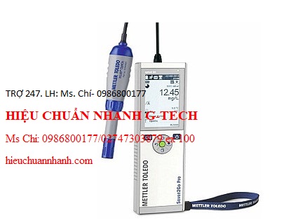 Hiệu chuẩn máy đo oxi hòa tan cầm tay Mettler Toledo S9-Field Kit. Hiệu chuẩn nhanh G-tech