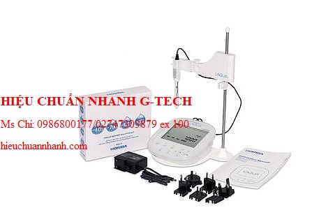 Hiệu chuẩn máy đo pH/thế ôxy hóa - khử (ORP) để bàn HORIBA PH1100-S. Hiệu chuẩn nhanh G-tech