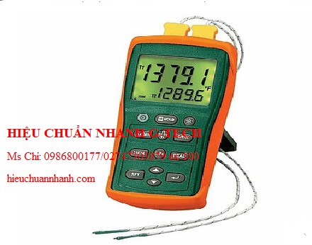 Hiệu chuẩn máy đo nhiệt độ tiếp xúc 2 kênh J, K, E, T, R, S,N EXTECH EA15. Hiệu chuẩn nhanh G-tech