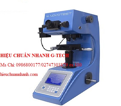 Hiệu chuẩn máy đo độ cứng Micro Vickers NOVOTEST TB-MCV-1 (Tích hợp máy in). Hiệu chuẩn nhanh G-tech