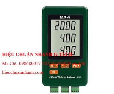 Hiệu chuẩn  máy ghi dữ liệu dòng DC ba kênh EXTECH SD900. Hiệu chuẩn nhanh G-tech