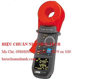 Hiệu chuẩn  ampe kìm đo điện trở tiếp đất và kiểm tra mạch vòng Chauvin Arnoux C.A 6417.Hiệu chuẩn nhanh G-tech