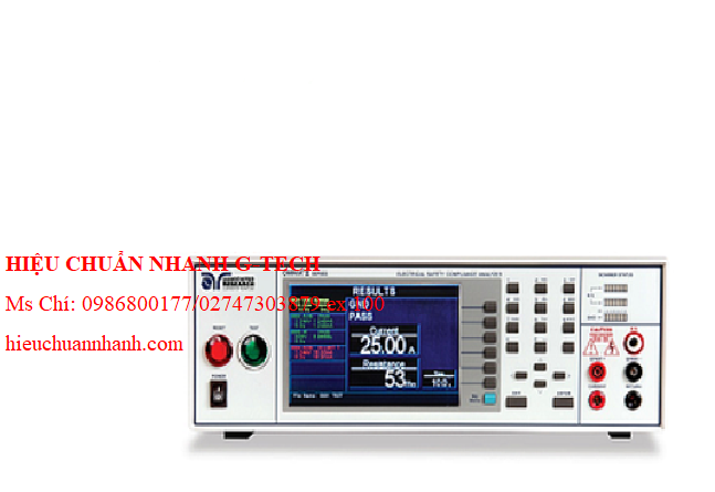 Hiệu chuẩn máy kiểm tra an toàn điện áp Associated Research 8206 (AC/DC 5kV, đo dòng rò). Hiệu chuẩn nhanh G-tech