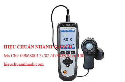Hiệu chuẩn máy đo cường độ ánh sáng CEM DT-8516 (400,000Lux). Hiệu chuẩn nhanh G-tech