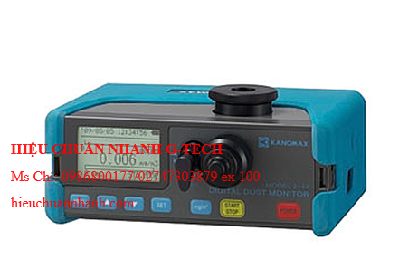 Hiệu chuẩn máy đo nồng độ bụi KANOMAX 3443. Hiệu chuẩn nhanh G-tech