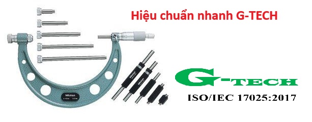 Hiệu chuẩn Panme Đo Ngoài Mitutoyo 104-144A  (500-600mm). Dịch vụ Hiệu chuẩn an toàn và uy tín 24/7 Tại Miền Nam.