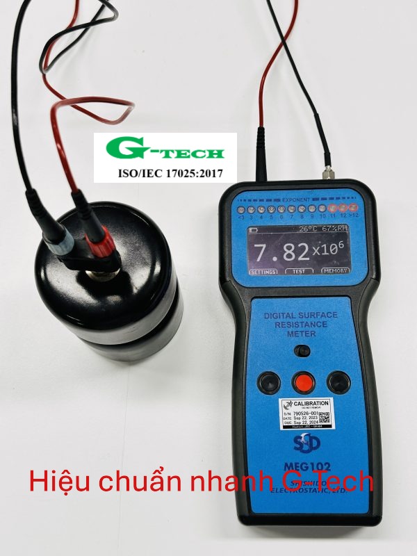 Hiệu chuẩn thiết bị phát điện trở cầm tay. Dịch vụ hiệu chuẩn nhanh G-tech 24/7