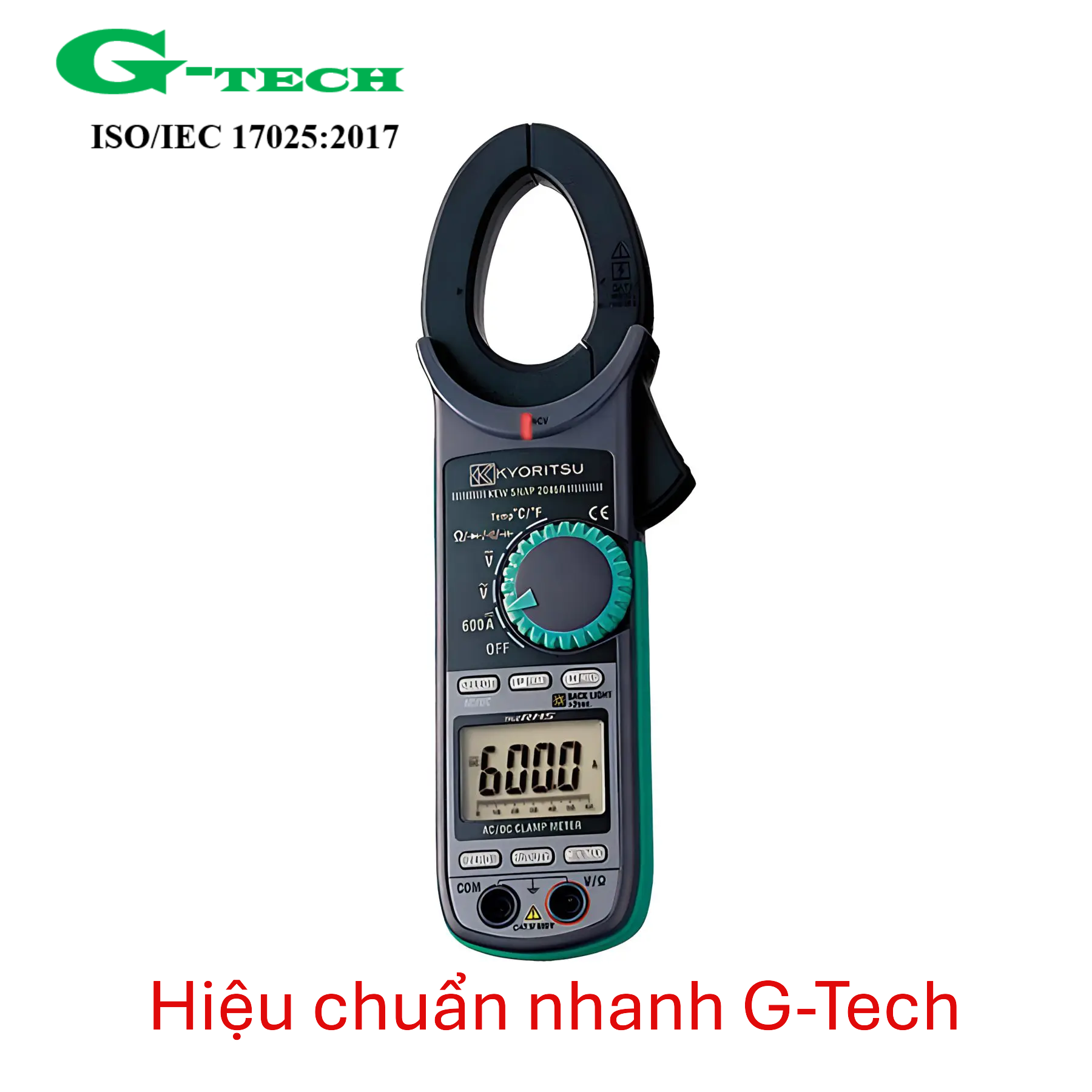 Hiệu chuẩn thiết bị Ampe kìm Kyoritsu 2046R. Dịch vụ hiệu chuẩn nhanh G-tech 24/7