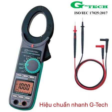 Hiệu chuẩn thiết bị Ampe kìm KYORITSU 2055. Dịch vụ hiệu chuẩn nhanh G-tech 24/7