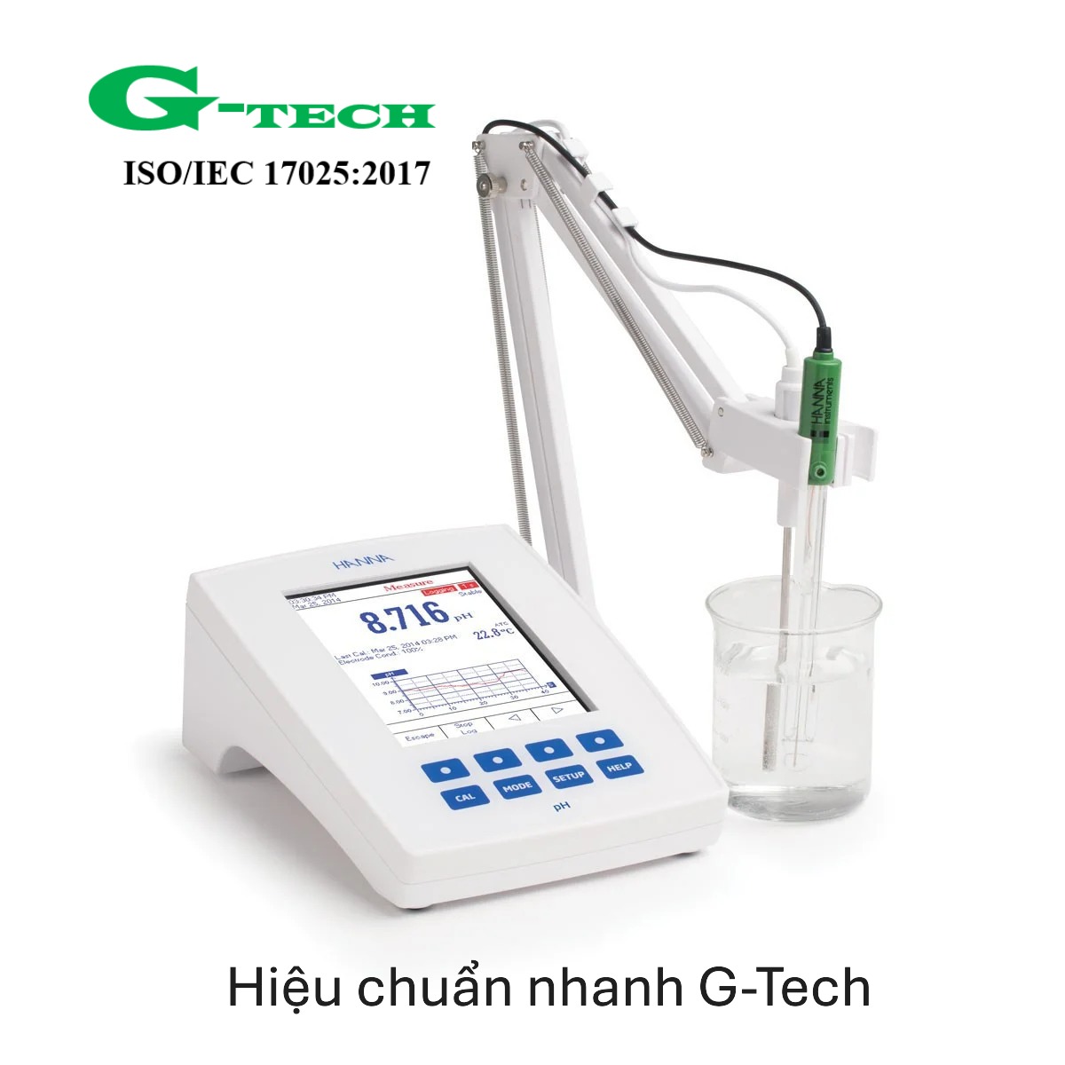 Hiệu chuẩn thiết bị máy đo Ph ORP. Dịch vụ hiệu chuẩn nhanh G-tech 24/7