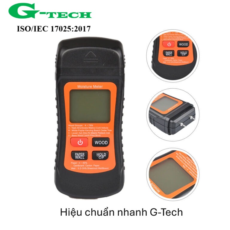 Hiệu chuẩn Đo Độ Ẩm Vật Liệu/Moisture Meters Calibration. Dịch vụ hiệu chuẩn nhanh G-tech 24/7