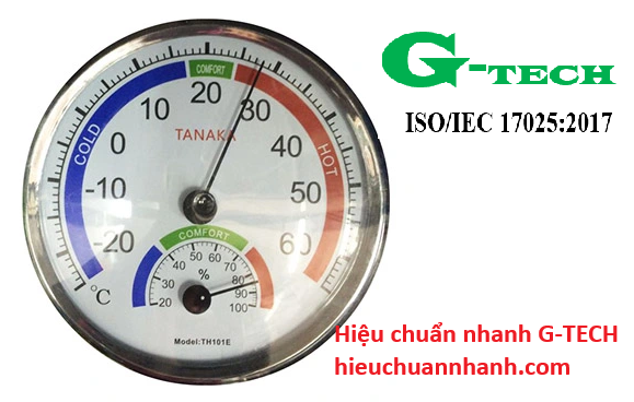  Hiệu chuẩn Nhiệt ẩm kế Tanaka TH101E. Dịch vụ Hiệu chuẩn nhanh an toàn và uy tín tại G-TECH.