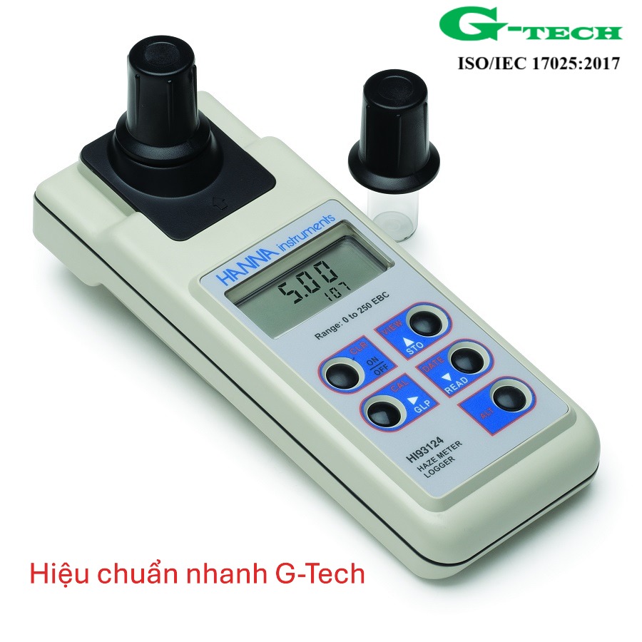 Hiệu chuẩn Máy đo độ đục HANNA HI93124. Dịch vụ hiệu chuẩn nhanh G-tech 24/7