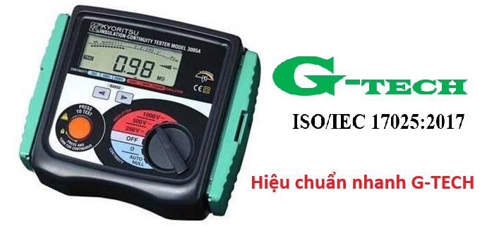 Hiệu chuẩn Máy đo điện trở cách điện /Insulation Tester Kyoritsu 3005A*. Dịch vụ Hiệu chuẩn an toàn và uy tín tại Đắk Lắk. 