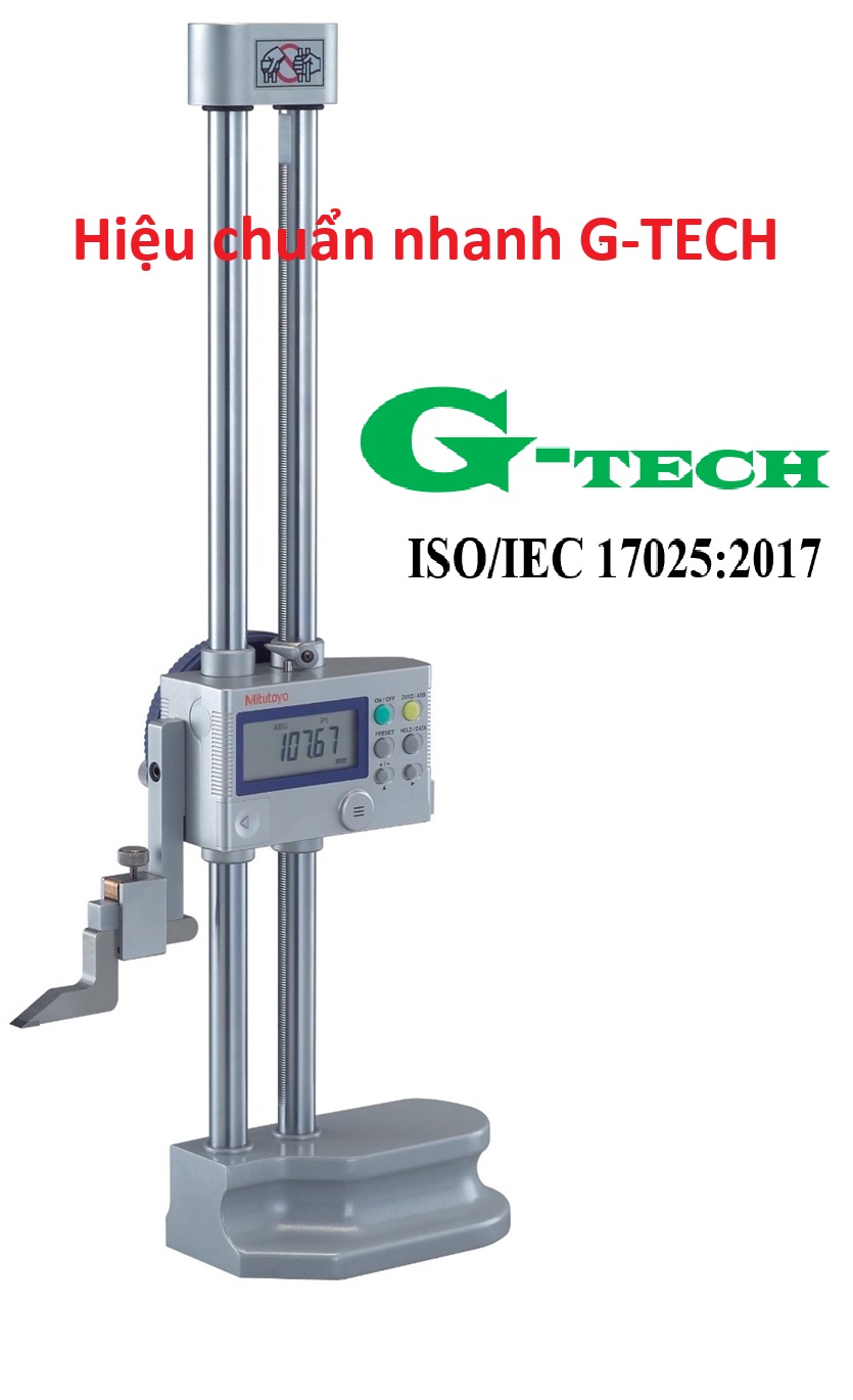  Hiệu chuẩn Thước đo cao/ Height gauge Mitutoyo 192-614-10, (0-600mm). Dịch vụ Hiệu chuẩn nhanh an toàn và uy tín tại Thanh Hóa.