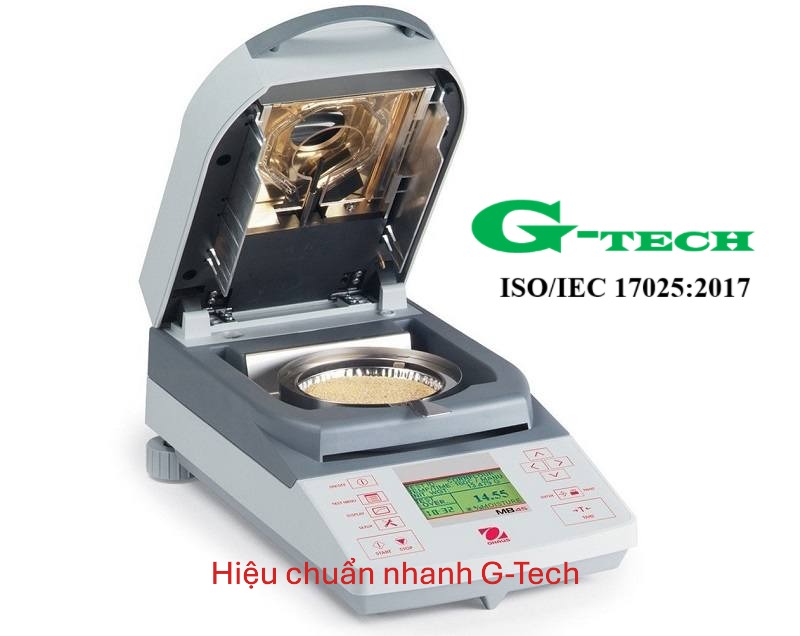 Hiệu Chuẩn Cân sấy ẩm Ohaus MB23. Dịch vụ hiệu chuẩn nhanh G-tech 24/7 tại Lâm Đồng 