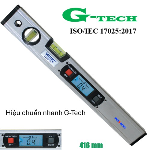  Hiệu Chuẩn Thước Đo Nivo điện tử 400mm VOGEL GERMANY. Dịch vụ hiệu chuẩn nhanh G-tech 24/7 tại Quảng Ngãi