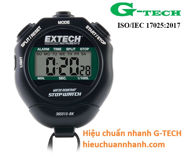 Hiệu chuẩn Đồng hồ bấm giờ Extech 365515-BK. Dịch vụ Hiệu chuẩn an toàn và uy tín 24/7 tại Lâm Đồng.